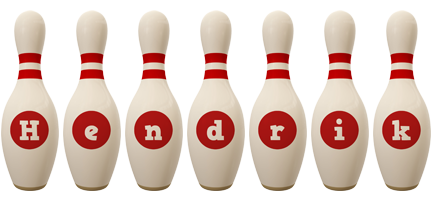 Hendrik bowling-pin logo