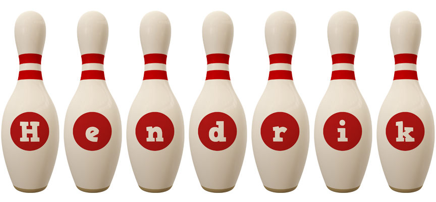 Hendrik bowling-pin logo
