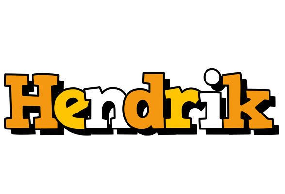 Hendrik cartoon logo