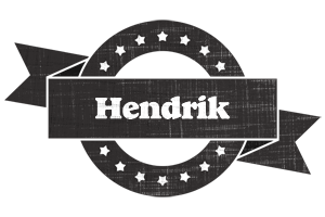 Hendrik grunge logo