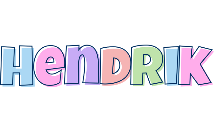 Hendrik pastel logo