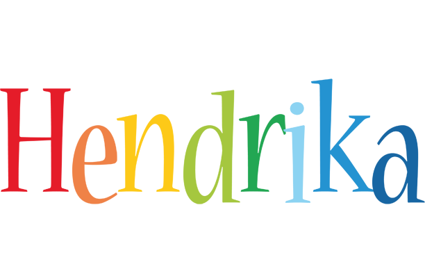 Hendrika birthday logo