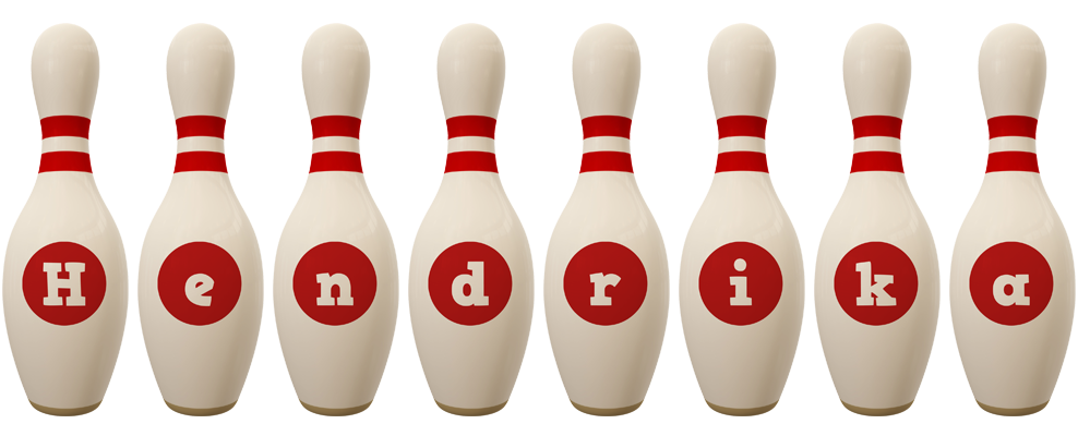 Hendrika bowling-pin logo