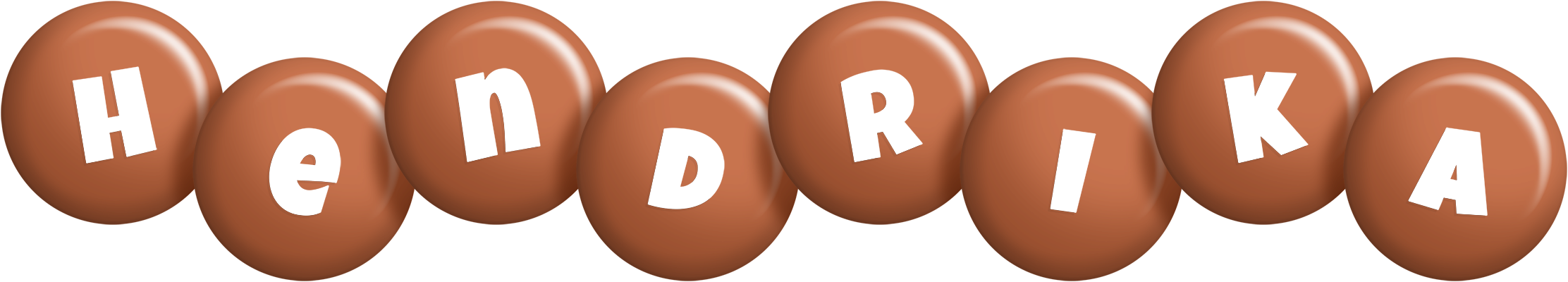 Hendrika candy-brown logo