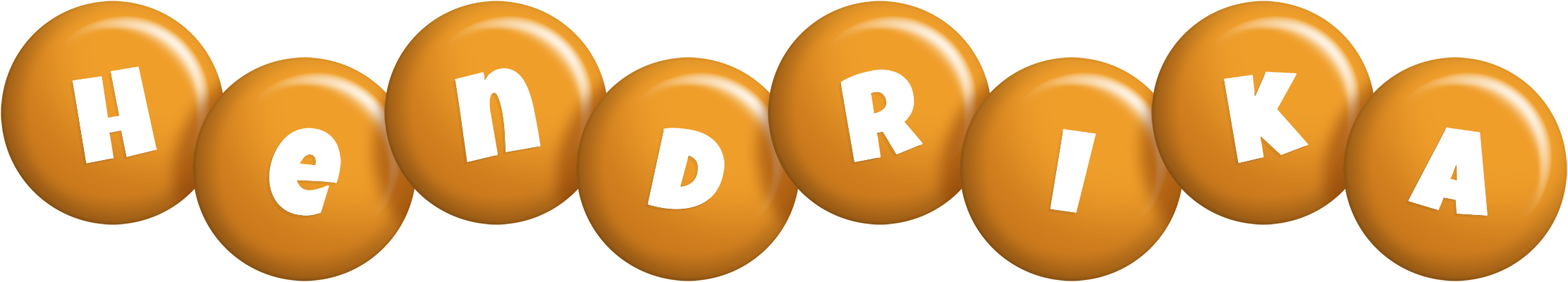 Hendrika candy-orange logo