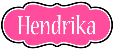 Hendrika invitation logo