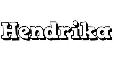 Hendrika snowing logo