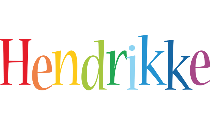 Hendrikke birthday logo