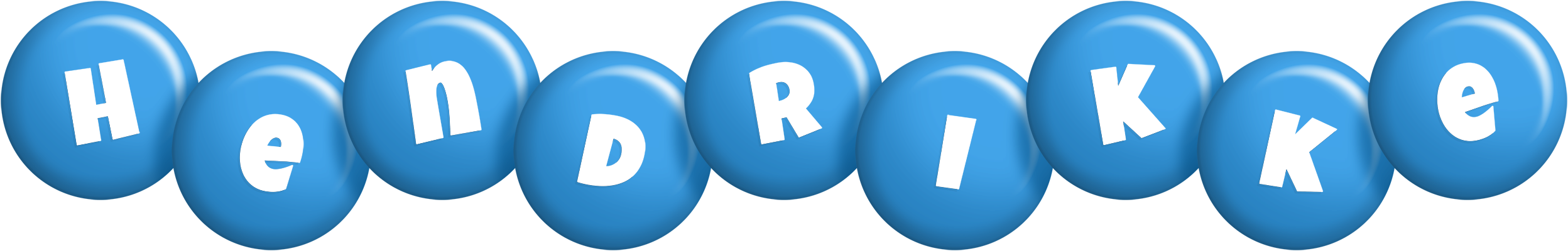 Hendrikke candy-blue logo