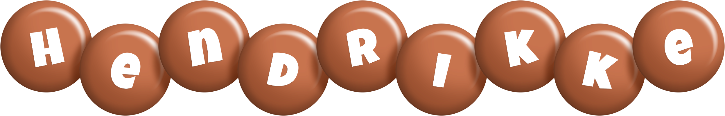 Hendrikke candy-brown logo