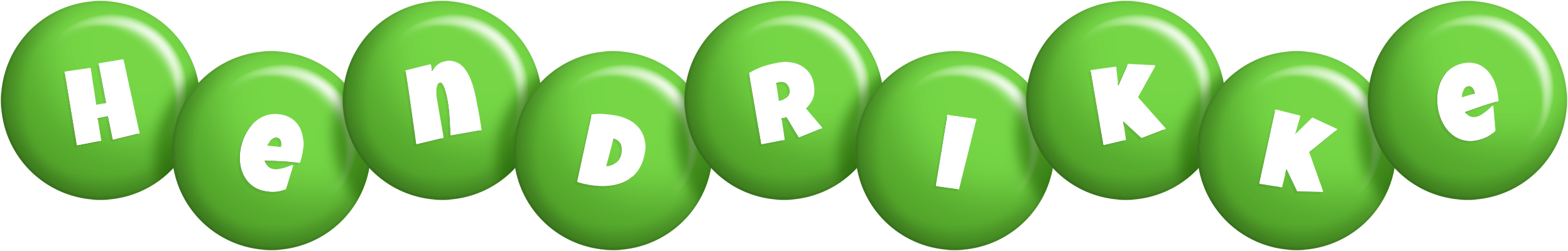 Hendrikke candy-green logo