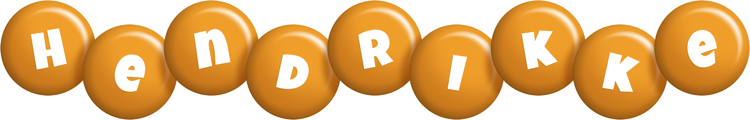 Hendrikke candy-orange logo