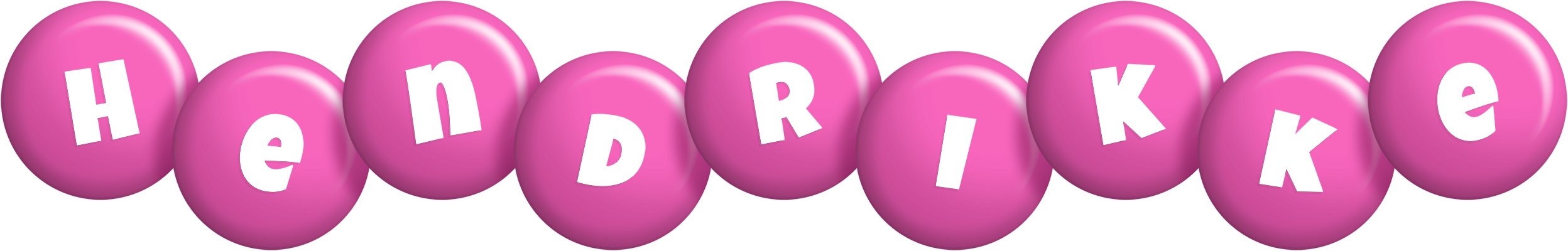 Hendrikke candy-pink logo