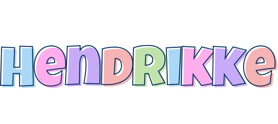 Hendrikke pastel logo