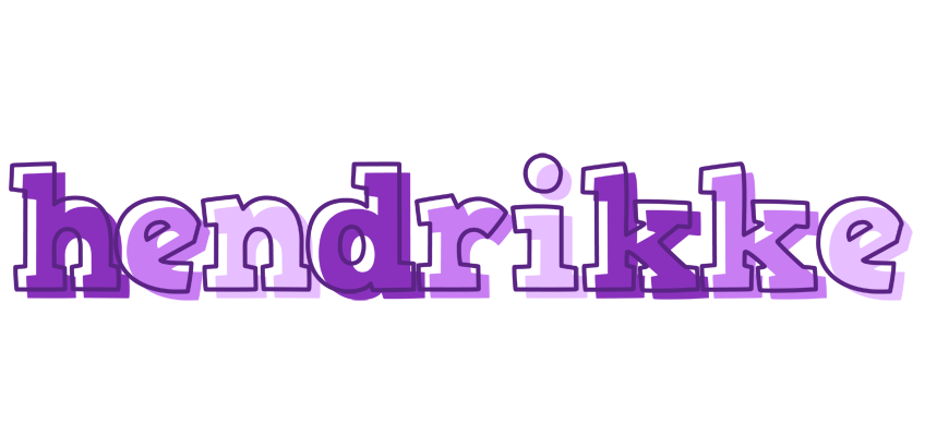 Hendrikke sensual logo