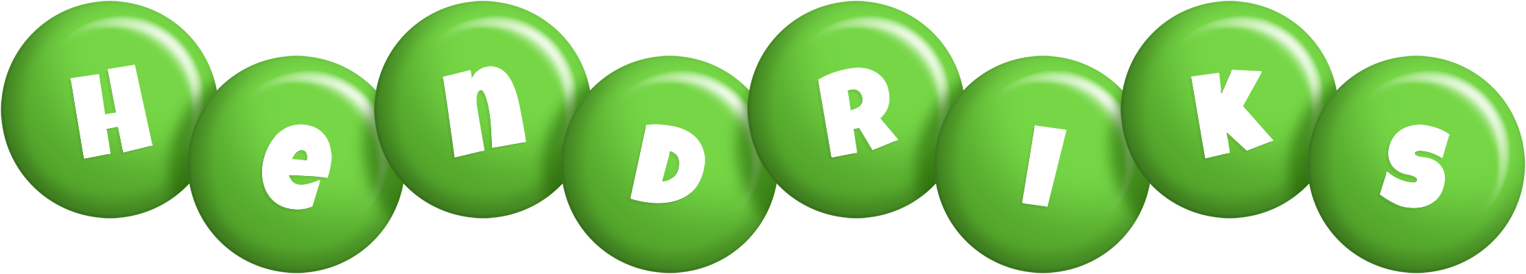 Hendriks candy-green logo