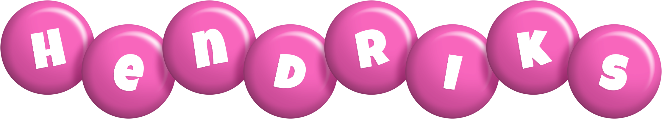 Hendriks candy-pink logo