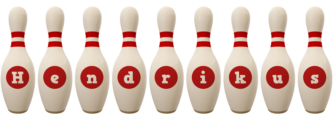 Hendrikus bowling-pin logo