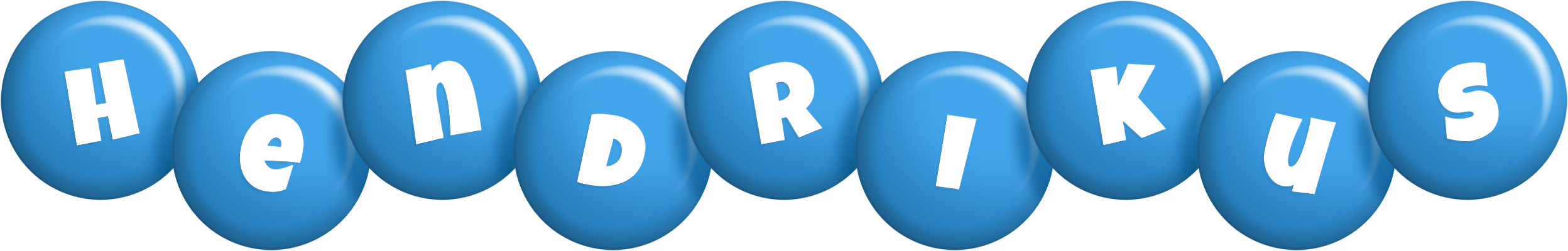 Hendrikus candy-blue logo