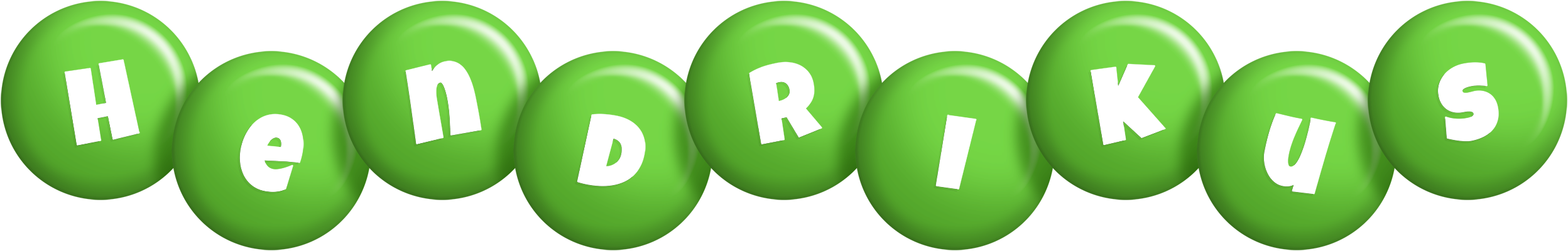 Hendrikus candy-green logo