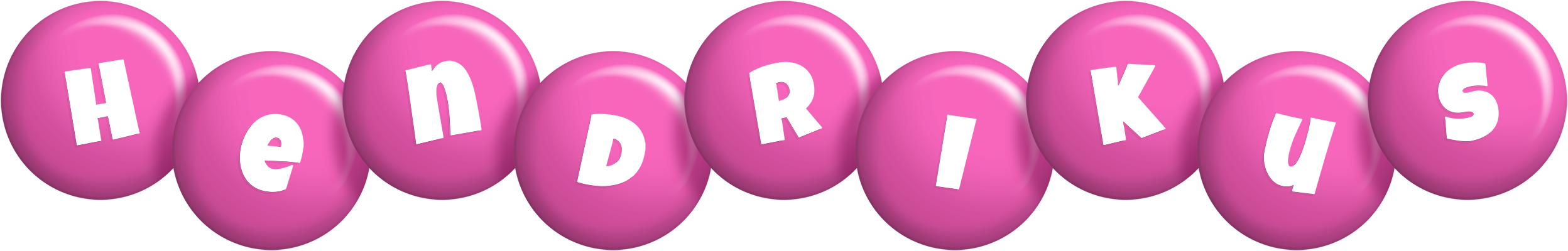 Hendrikus candy-pink logo