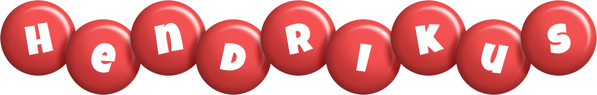 Hendrikus candy-red logo