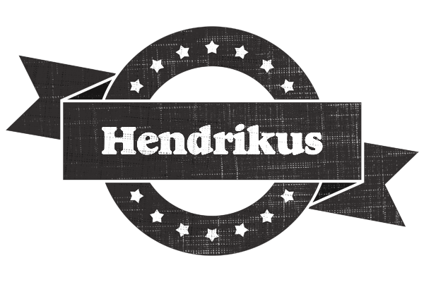 Hendrikus grunge logo