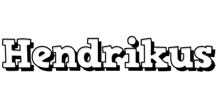 Hendrikus snowing logo