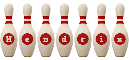 Hendrix bowling-pin logo