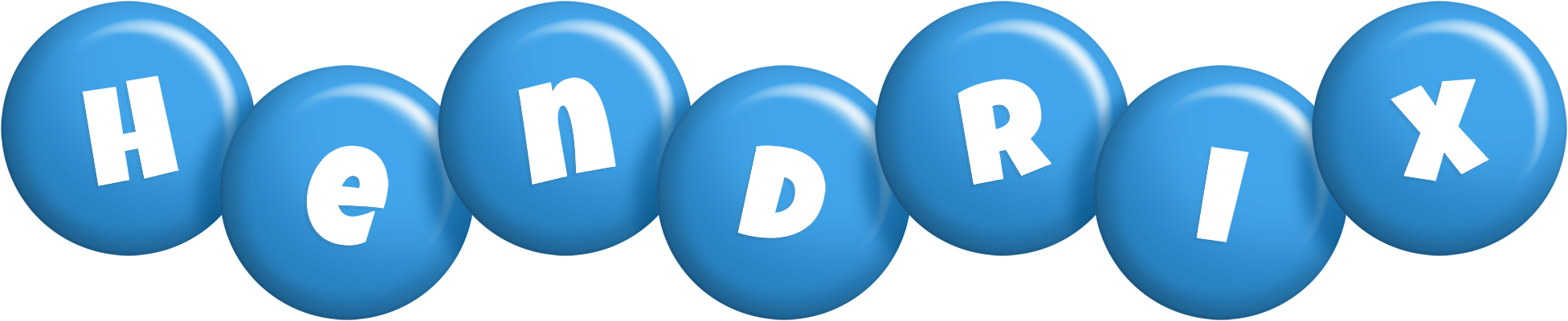 Hendrix candy-blue logo