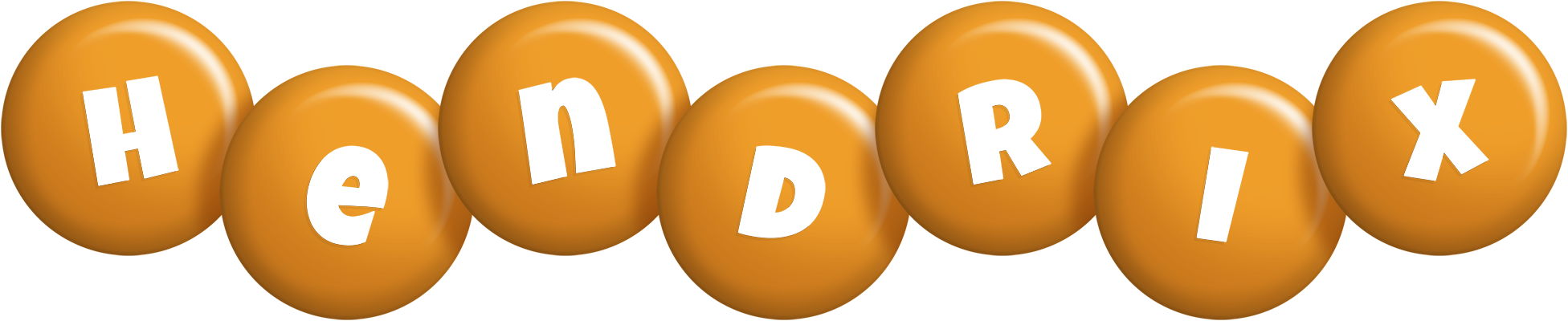 Hendrix candy-orange logo