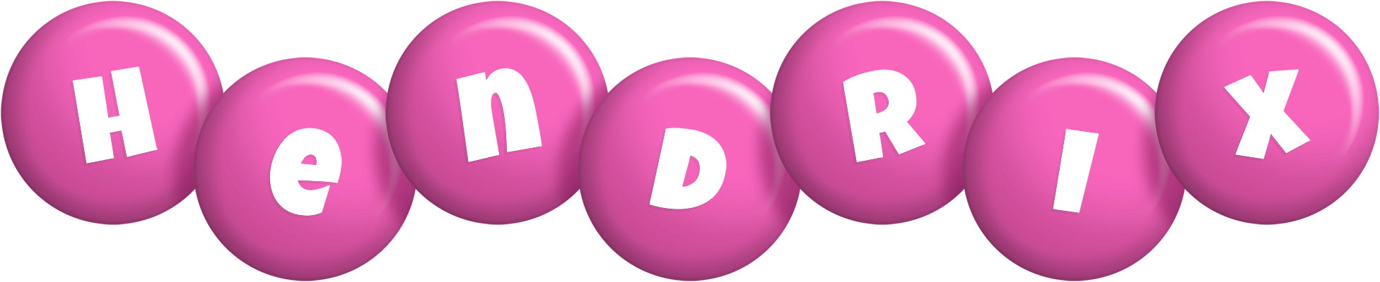 Hendrix candy-pink logo