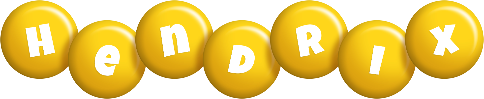 Hendrix candy-yellow logo