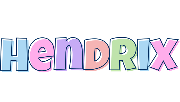 Hendrix pastel logo
