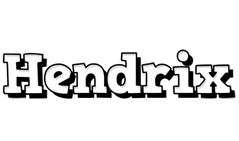 Hendrix snowing logo