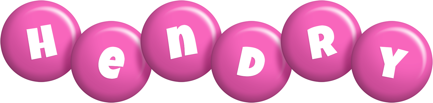 Hendry candy-pink logo