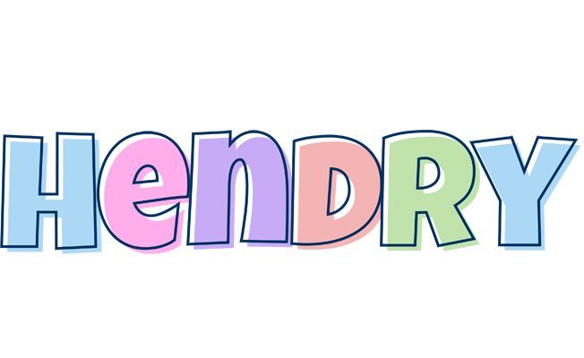 Hendry pastel logo