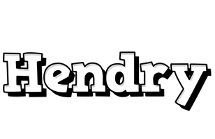 Hendry snowing logo