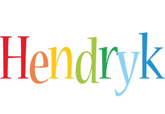 Hendryk birthday logo