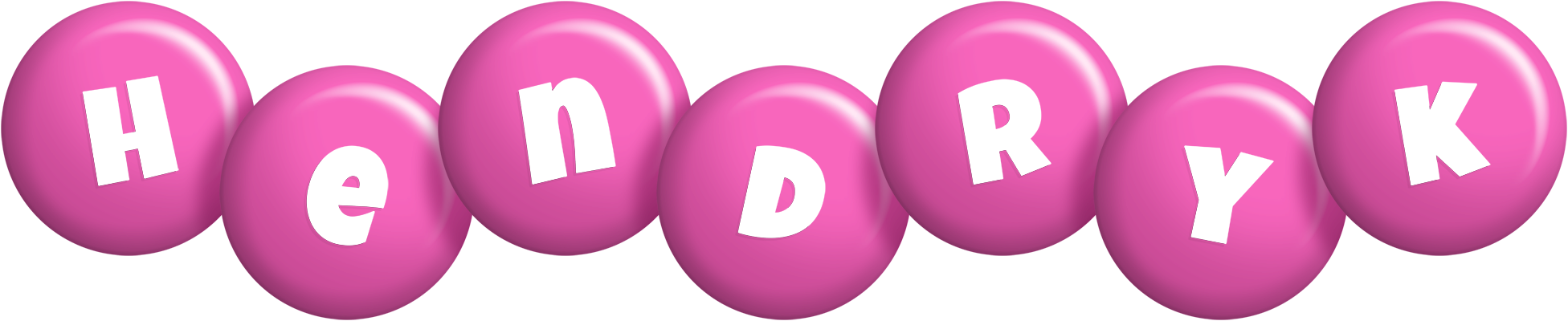 Hendryk candy-pink logo