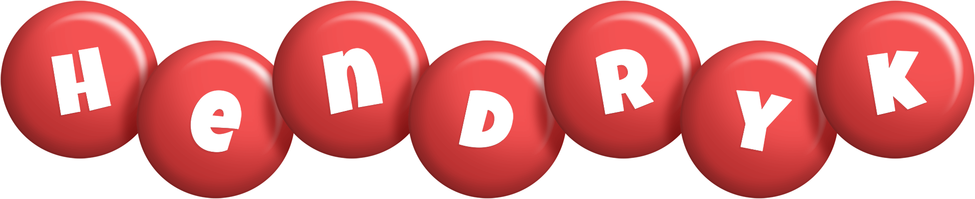 Hendryk candy-red logo