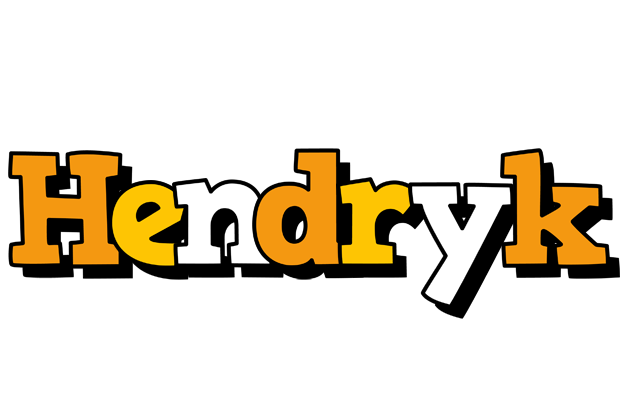 Hendryk cartoon logo