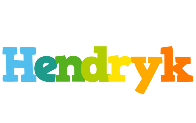 Hendryk rainbows logo