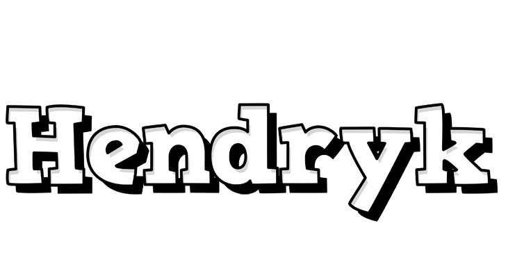 Hendryk snowing logo