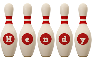 Hendy bowling-pin logo