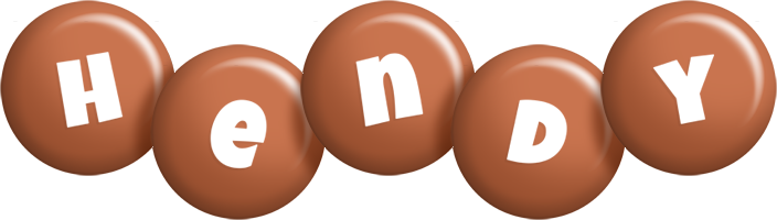 Hendy candy-brown logo