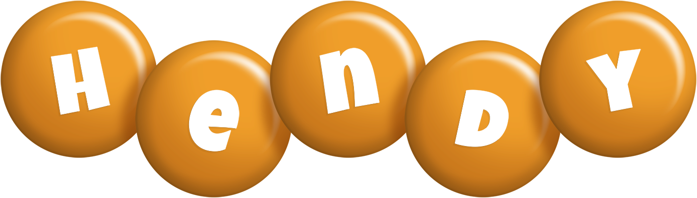Hendy candy-orange logo