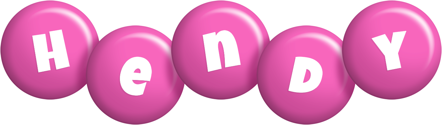 Hendy candy-pink logo