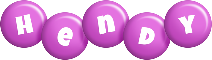 Hendy candy-purple logo
