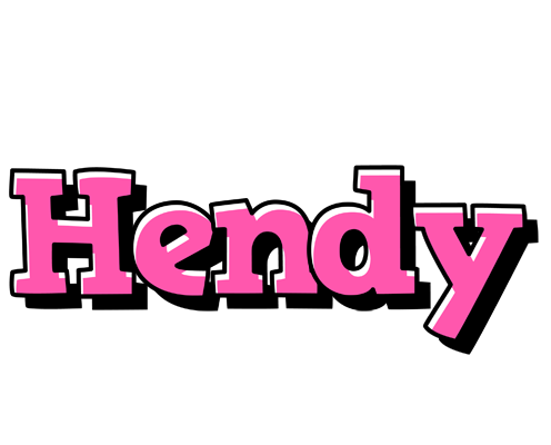 Hendy girlish logo